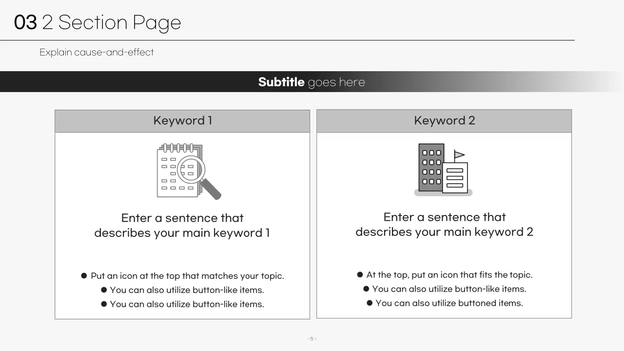 Black Modern Layout Guide Presentation