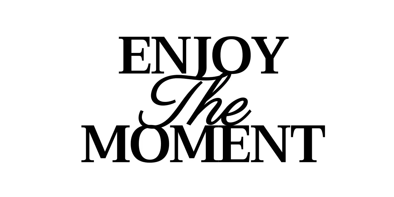 Luxurious lettering with serif and cursive combinations