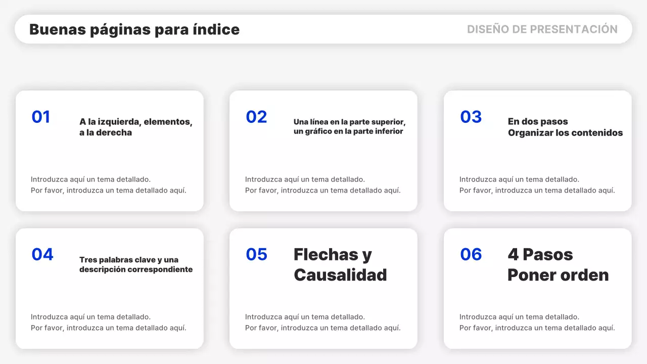 Un sencillo informe en azul y negro