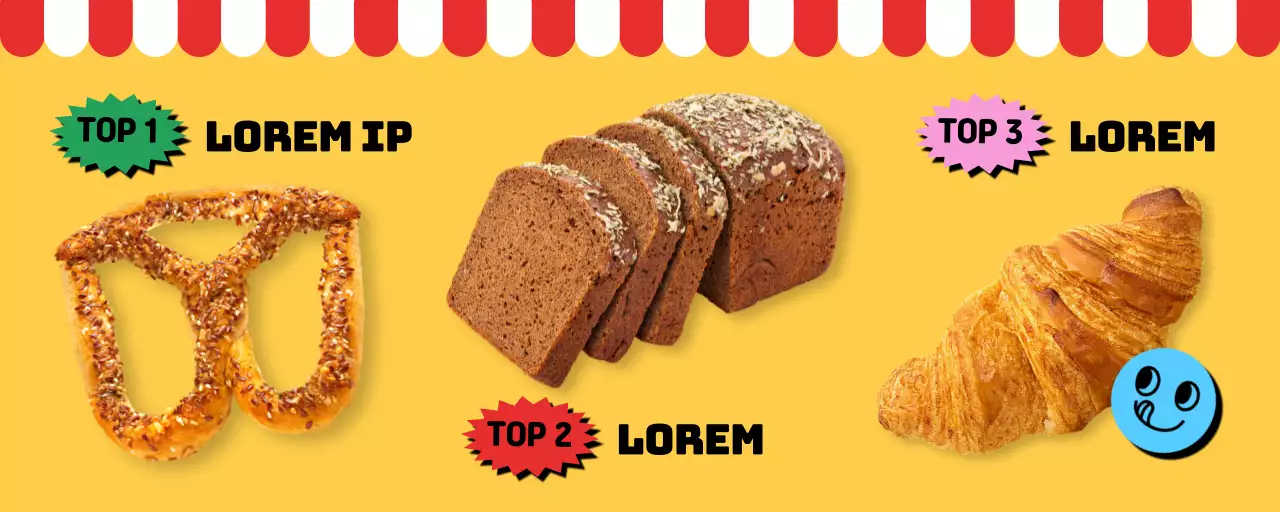 Promoot je gele hippe conceptbakkerij