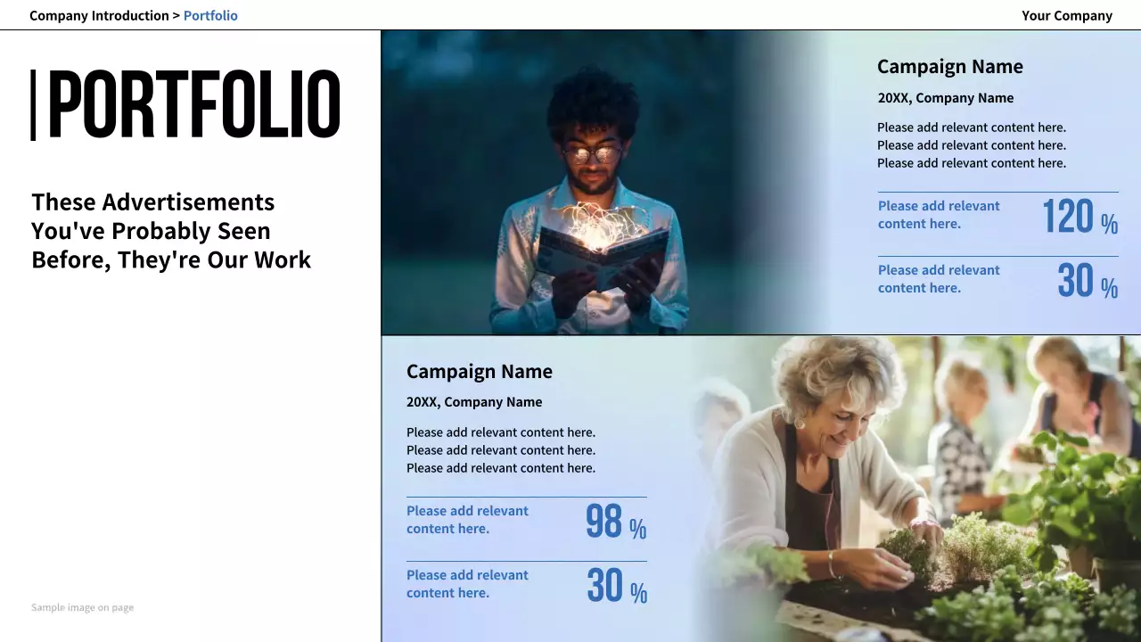 화이트 프로페셔널 회사 소개 문서 프레젠테이션