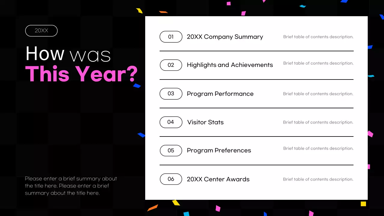 Black Modern Business Report Presentation