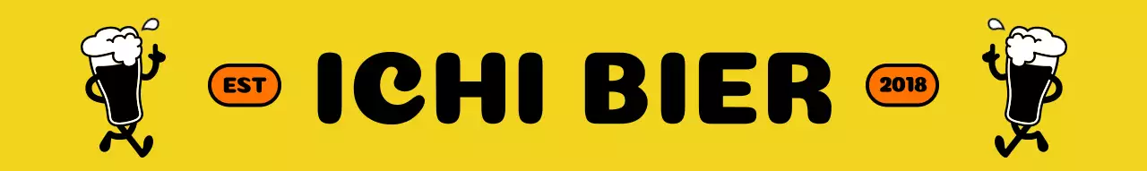 Lebensmittelbeschreibungen mit niedlichen Bierfiguren