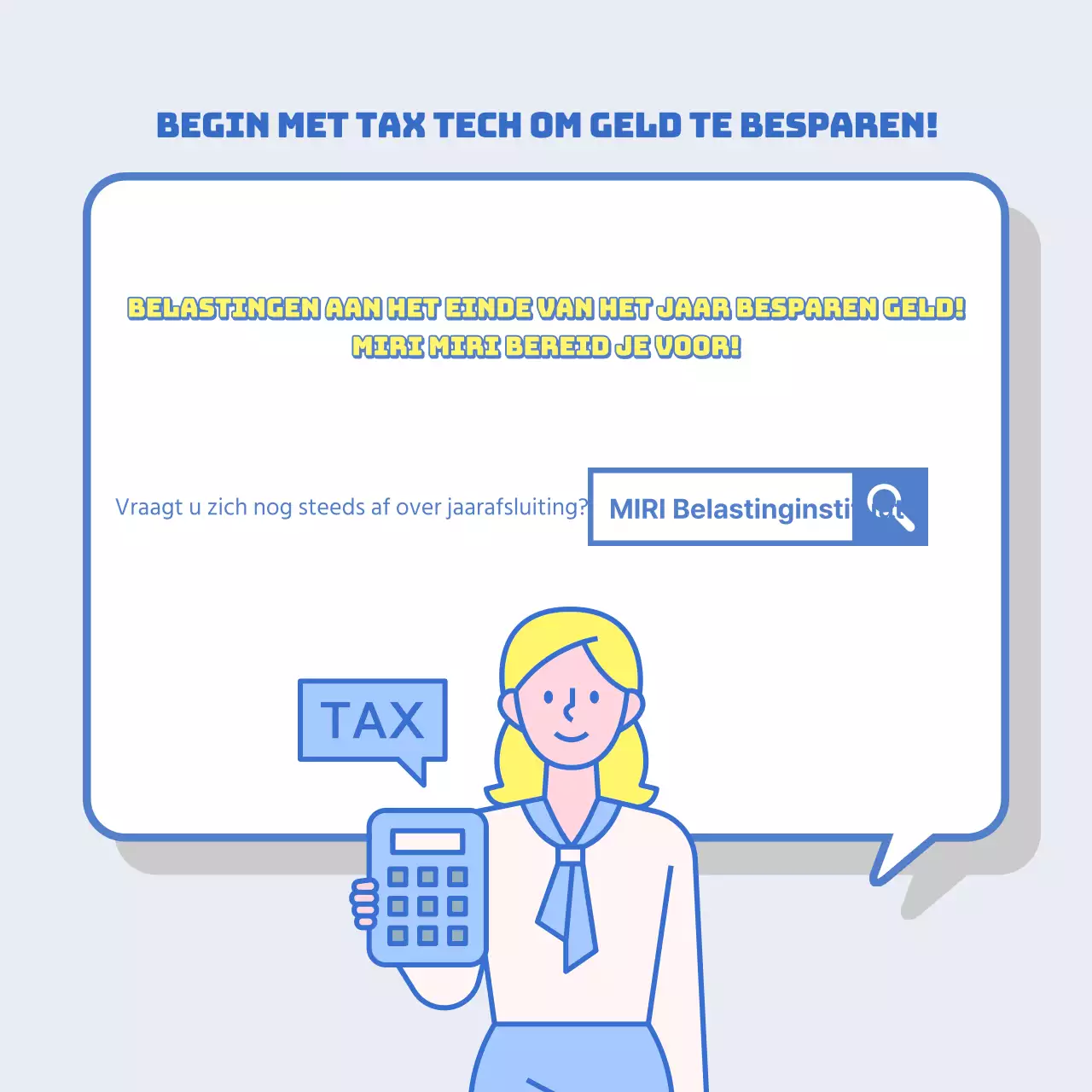 Een eenvoudige blauwe en gele gids voor concepten en terminologie voor het einde van het jaar