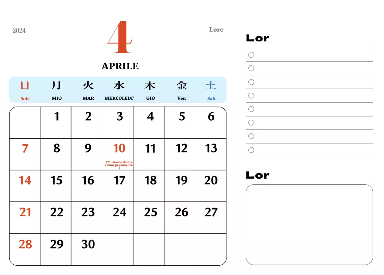 Sottobicchieri retrò rossi e blu calendario della memoria