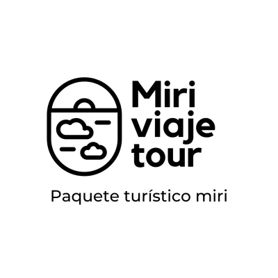 Logotipo de agencia de viajes sencillo, limpio e ilustrado