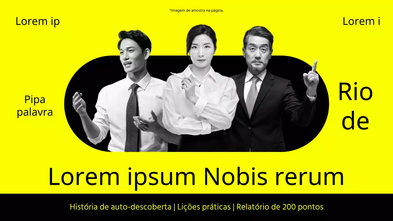 Promover uma simples palestra especial de fim de ano em amarelo e preto
