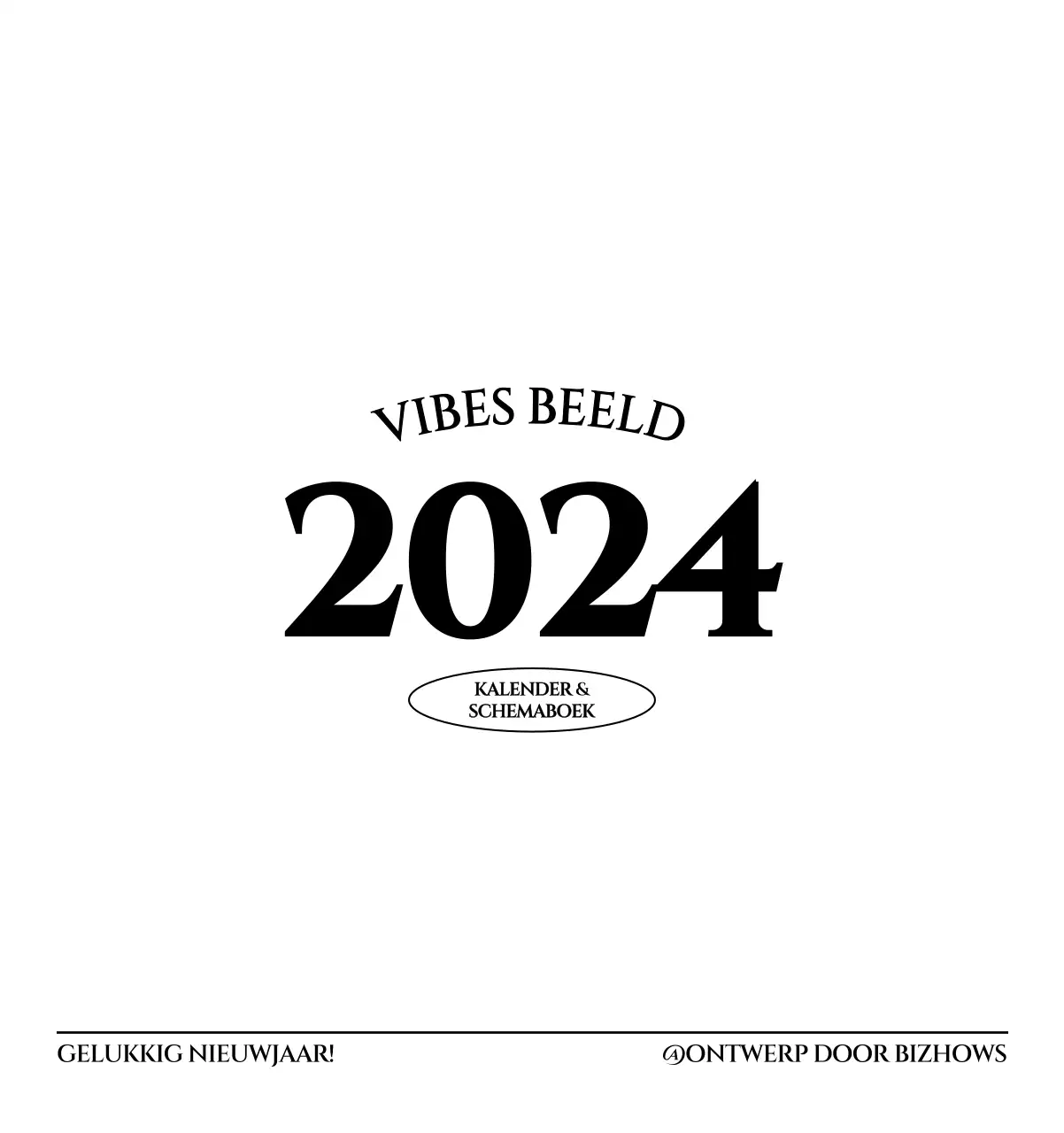 Eenvoudige stijl muurkalender met zwart-wit emotionele reisfotografie concept