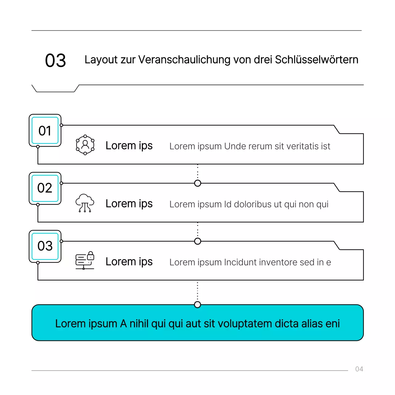 Hellblaues einfaches technisches Schaltungskonzept Bericht