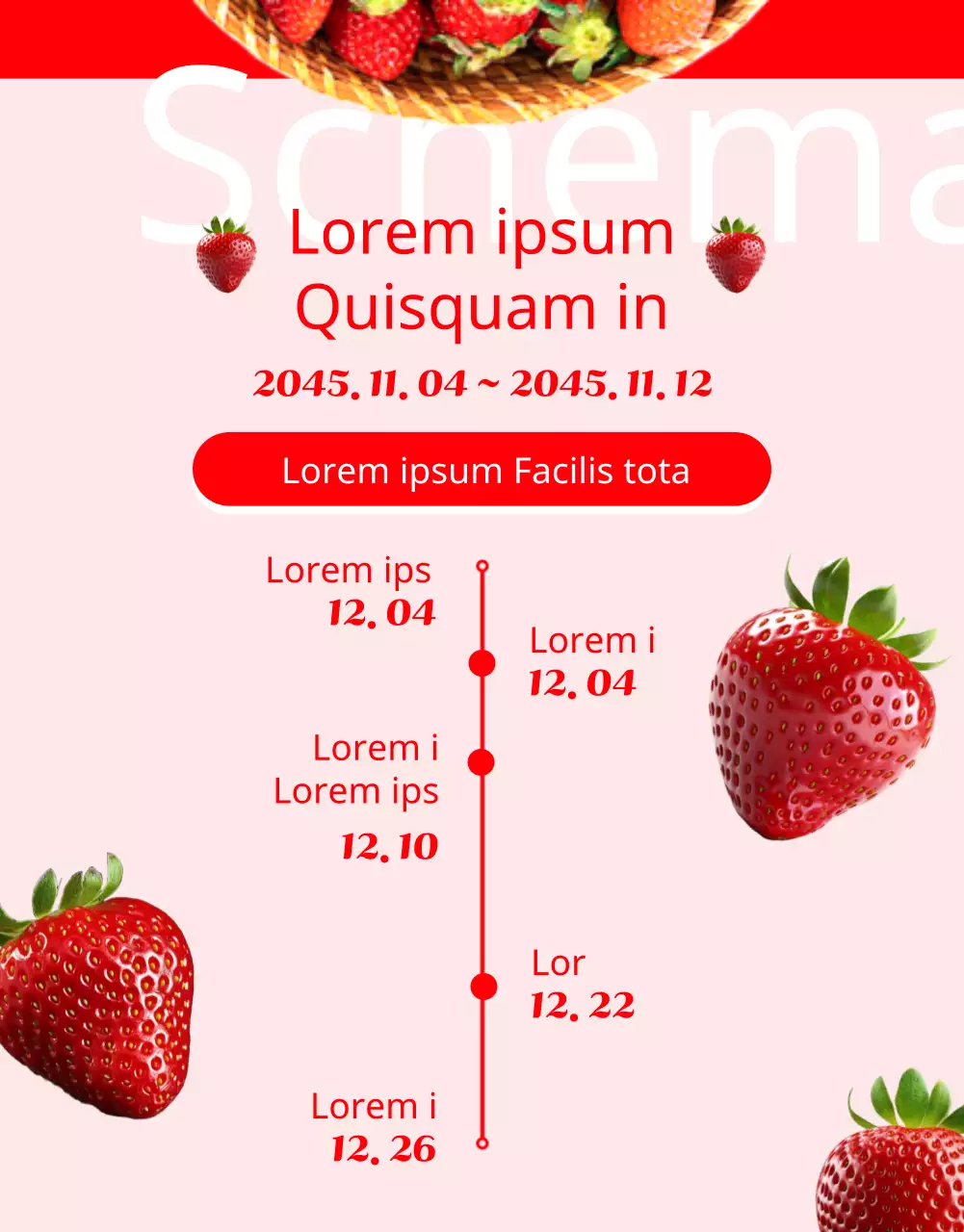 Promoot de verkoop van rode, mooie aardbeiengereedschappen