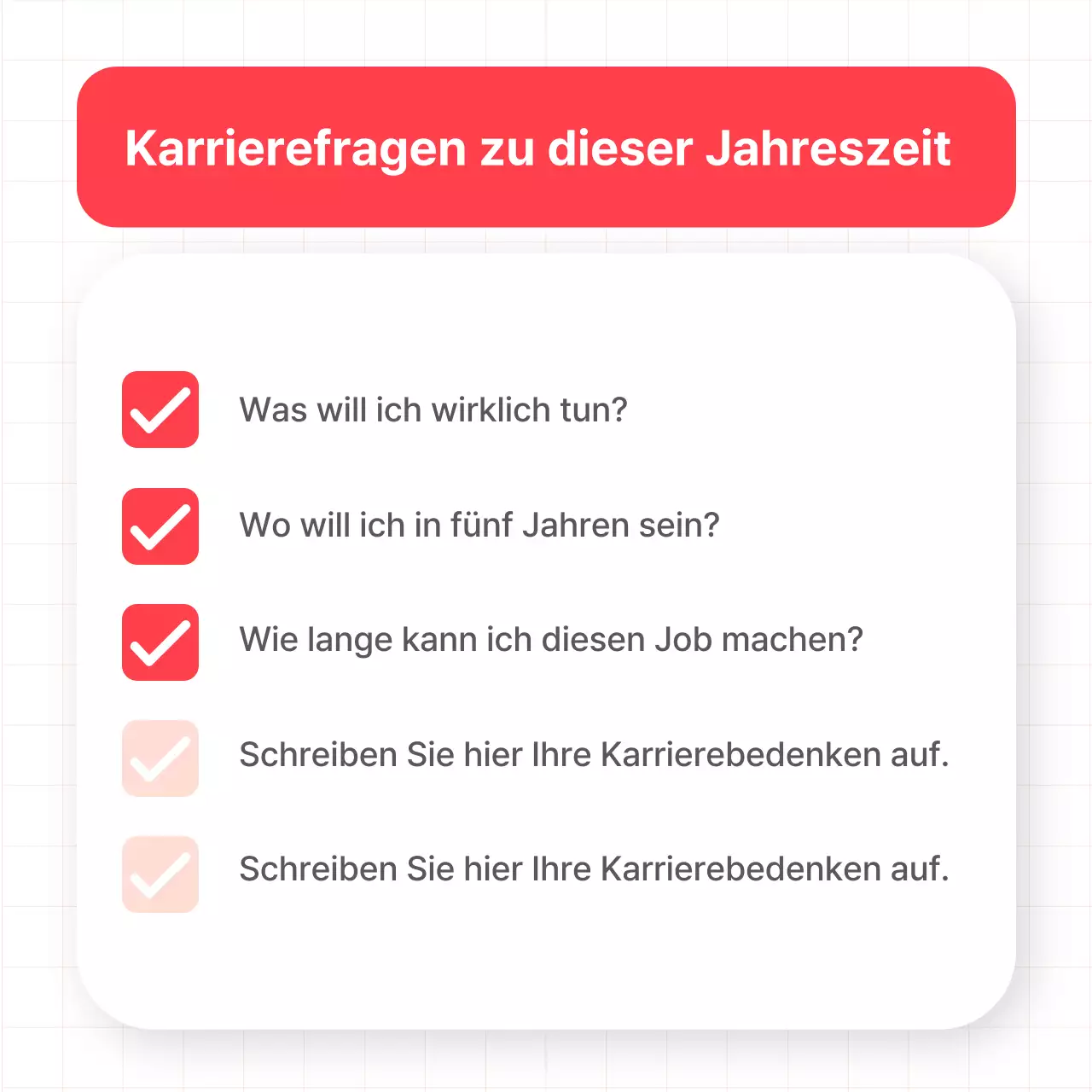 Die einfachen Tipps von Red für die Karriereplanung fördern