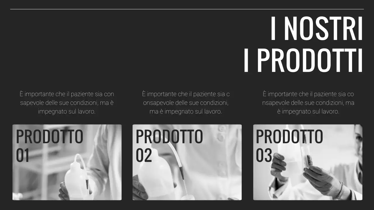 Relazione aziendale minimale in bianco e nero