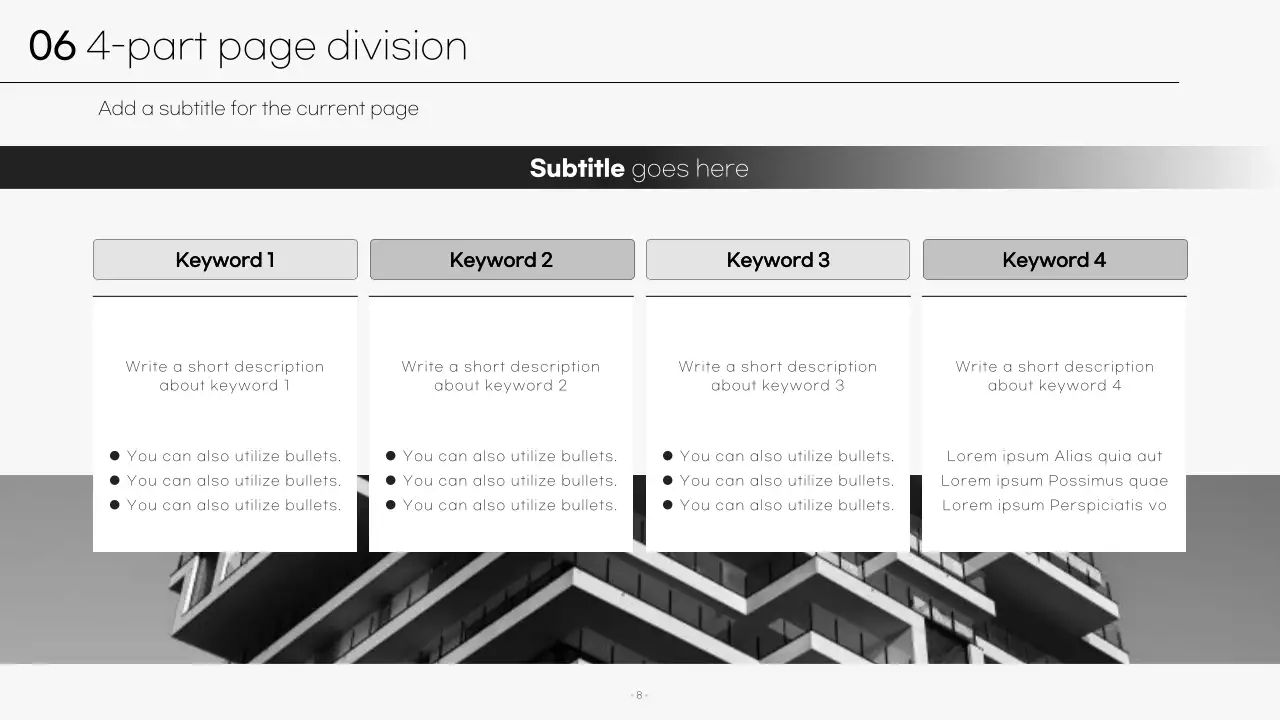 Black Modern Layout Guide Presentation