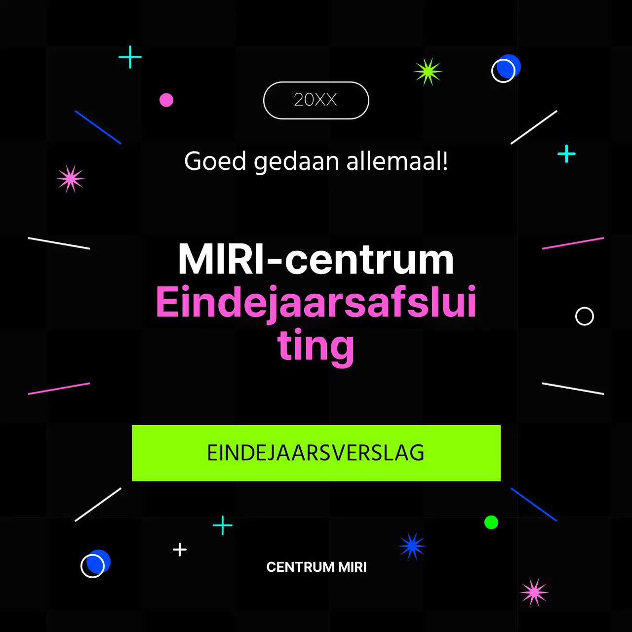 Kitscherige eindejaarsrapporten in hot pink en fluorescerende kleuren