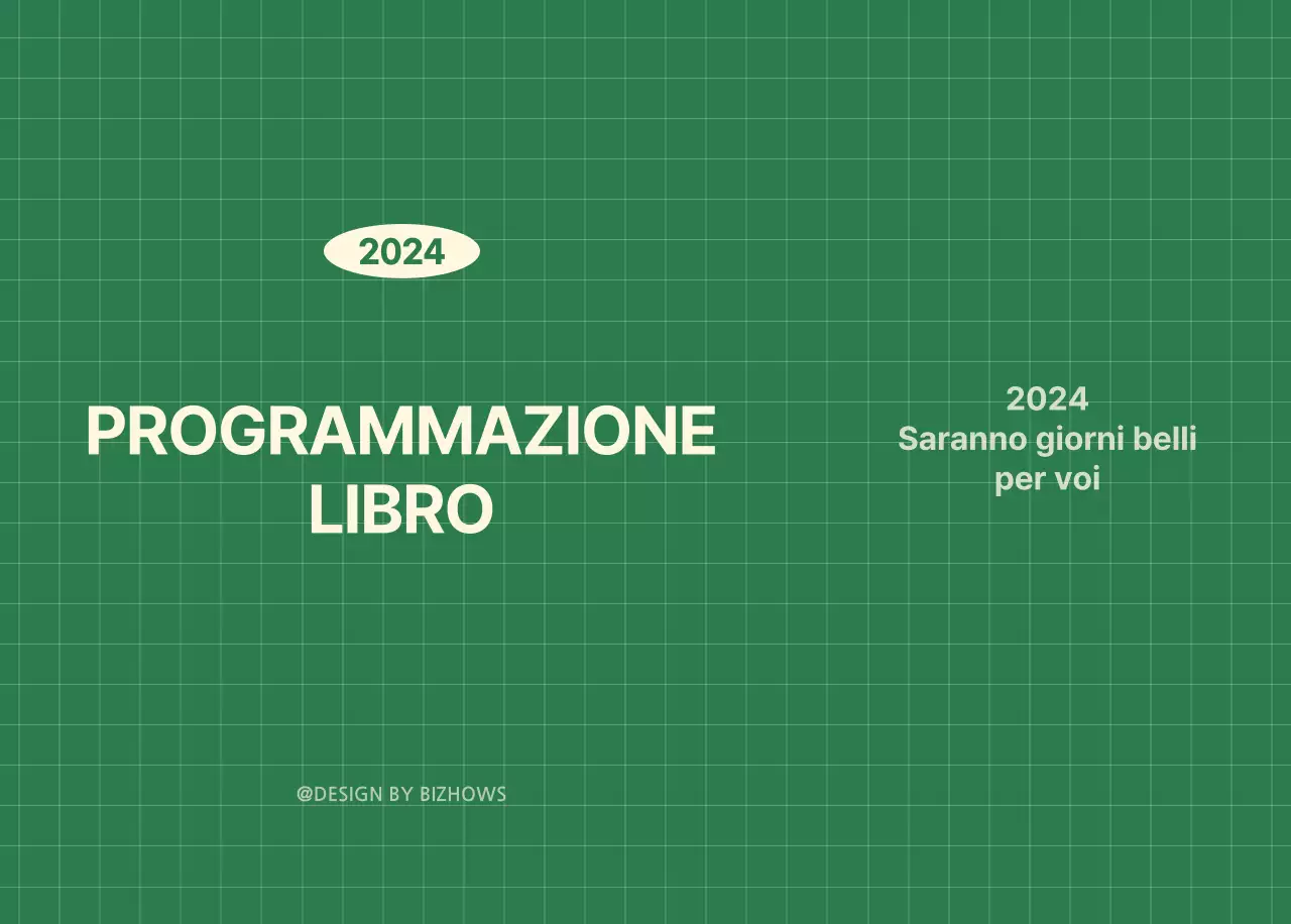 Calendario da parete SAT D-day concept in verde e giallo chiaro