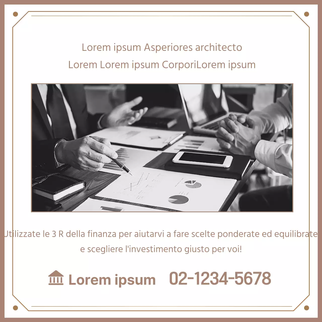 I tre principi del beige, la finanza di lusso