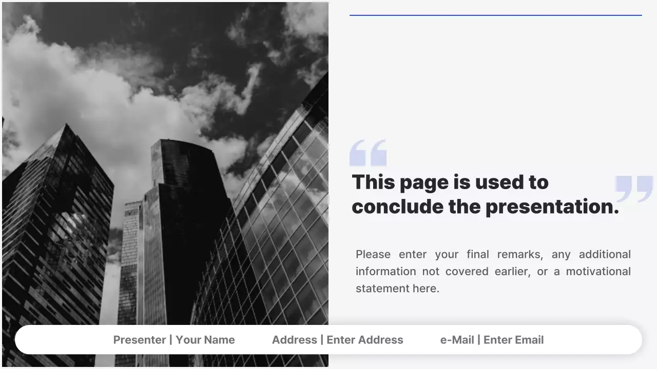 Black Modern Guide Presentation