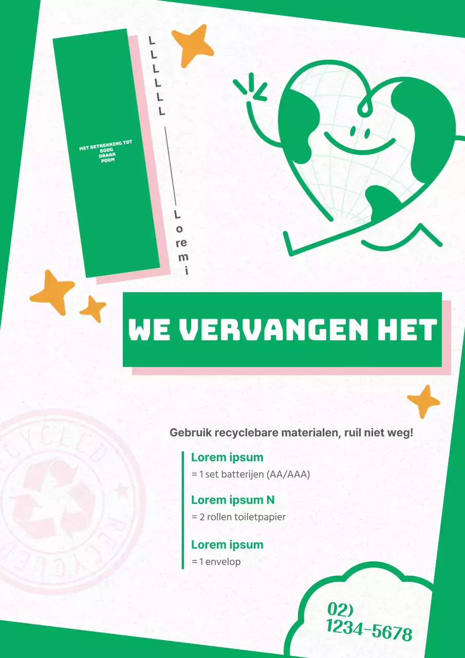 Groen en roze zijn de nieuwe groene en roze recyclingrichtlijnen