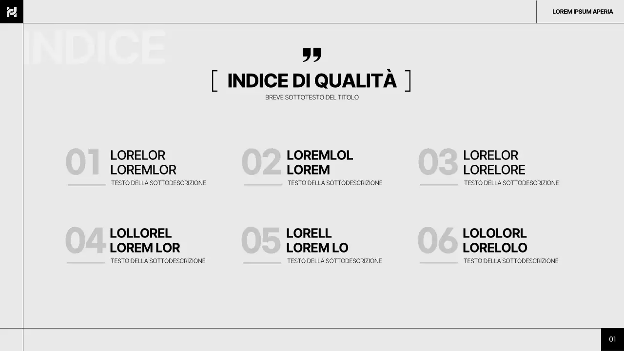 Relazione semplice, grigia e nera, layout comune