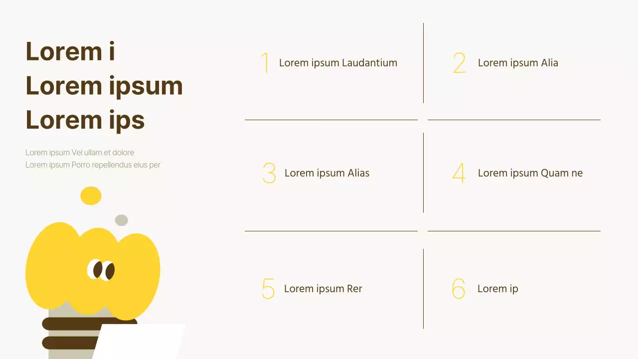 Een eenvoudig eindejaarsrapport in geel en beige