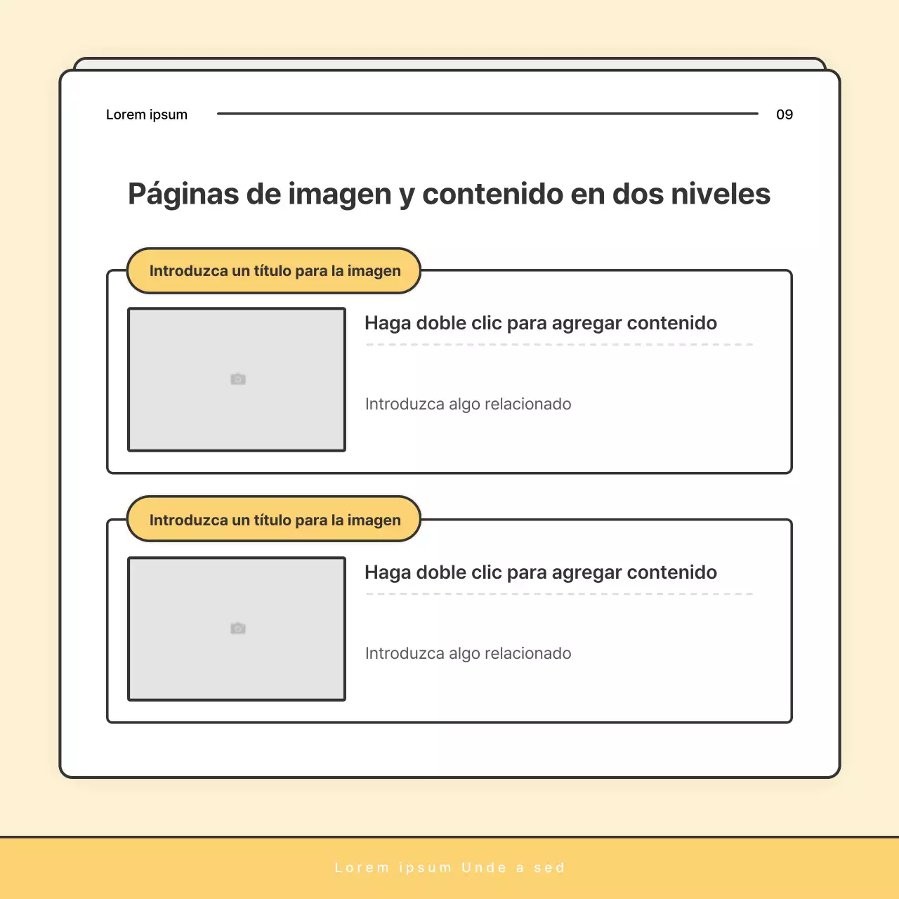 Un correo básico amarillo y blanco de la oficina de bienestar social