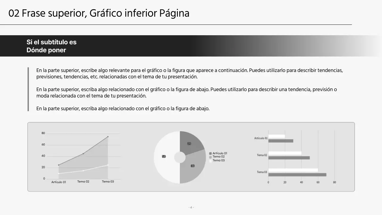 Presentaciones corporativas modernas en blanco y negro