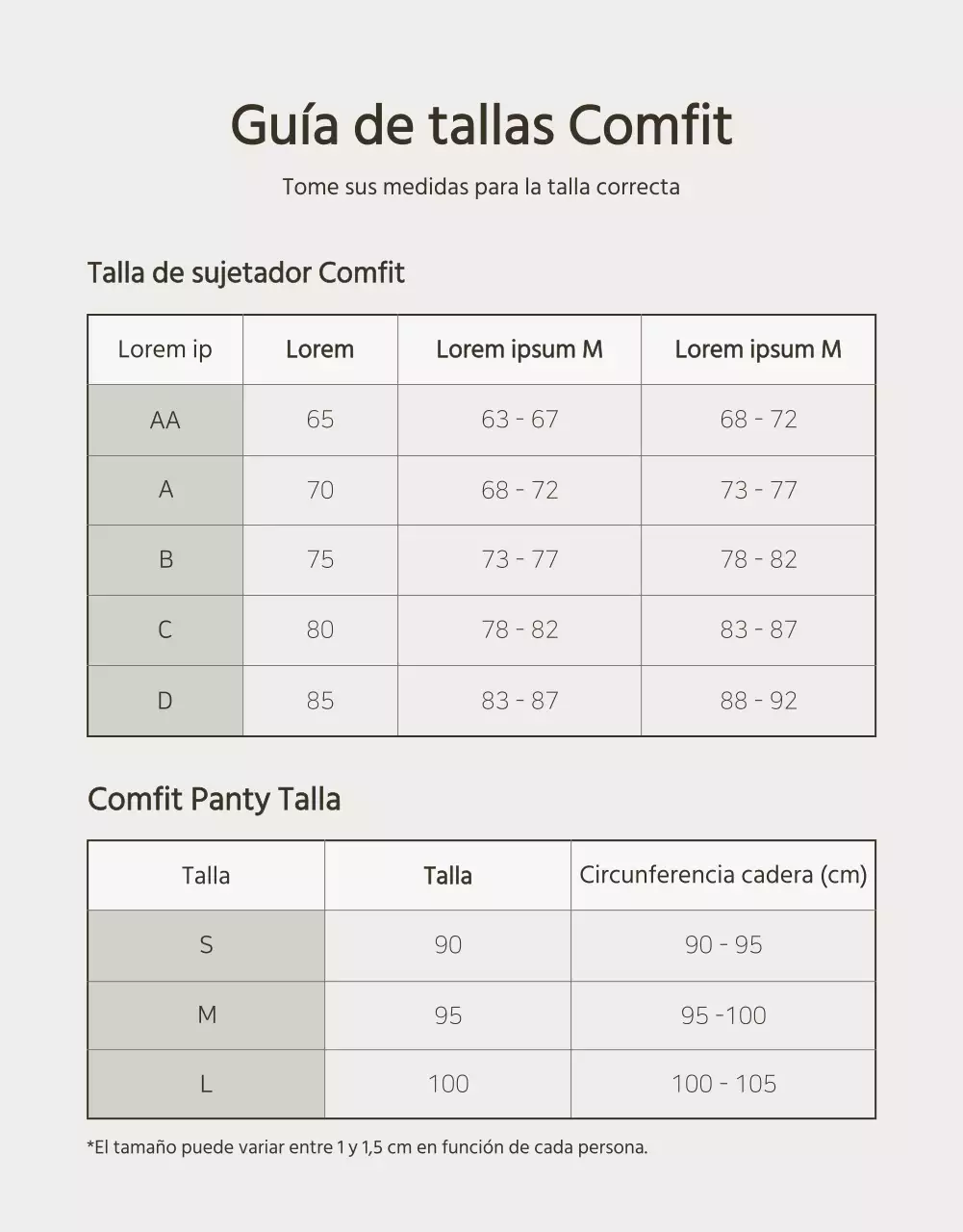 Anuncio de ropa interior simple en blanco y chartreuse