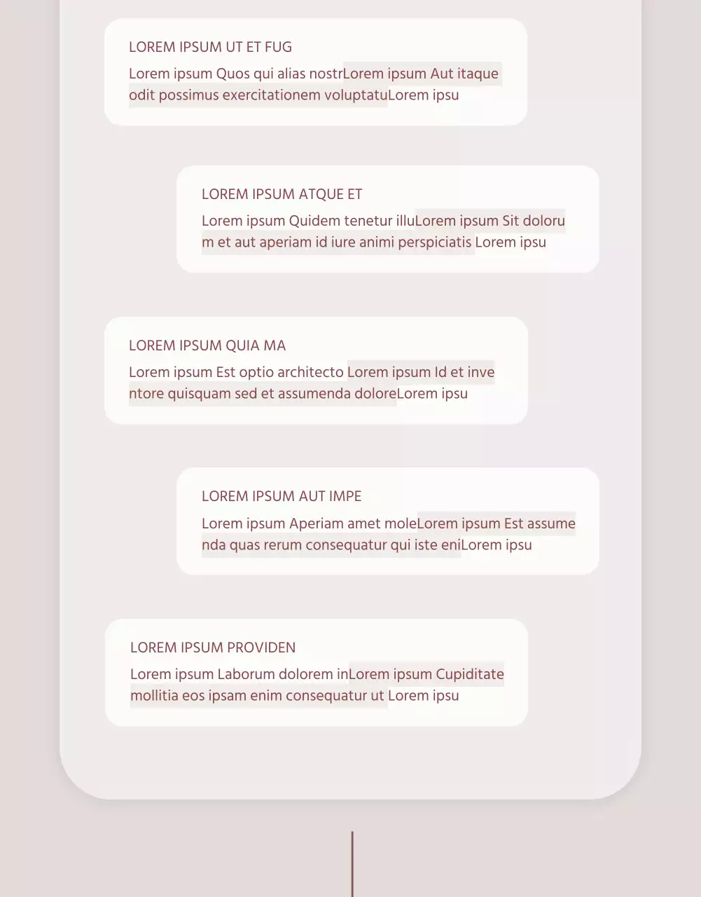 Un annuncio che vende un lookbook di accessori di gioielleria di tendenza in rosa e marrone.