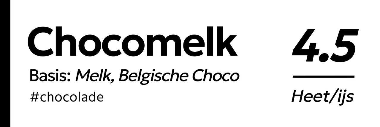 Moderne zwart-wit drankjes en koffie