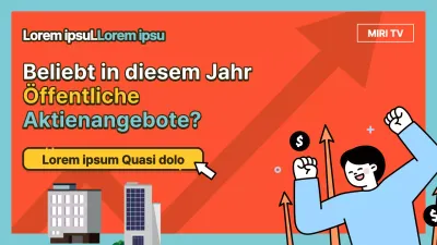 Kitschig rote und mintfarbene Informationen zum öffentlichen Angebot