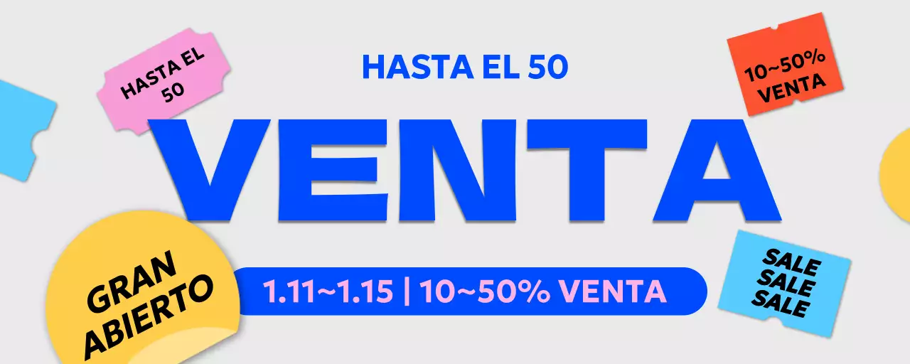 Anuncios de venta en texto azul