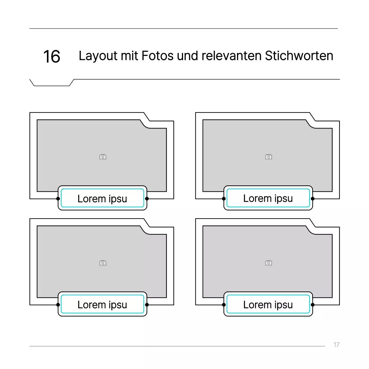 Hellblaues einfaches technisches Schaltungskonzept Bericht