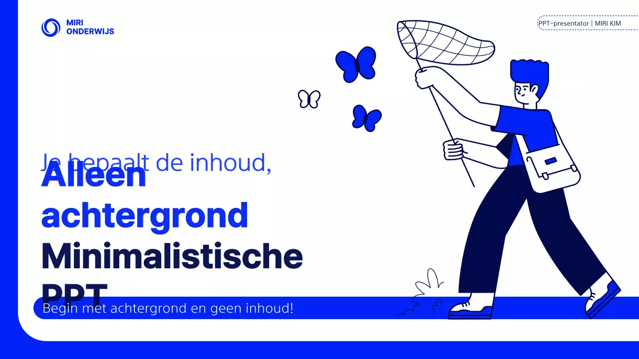 Een modern, marineblauw en wit afwateringsrapport