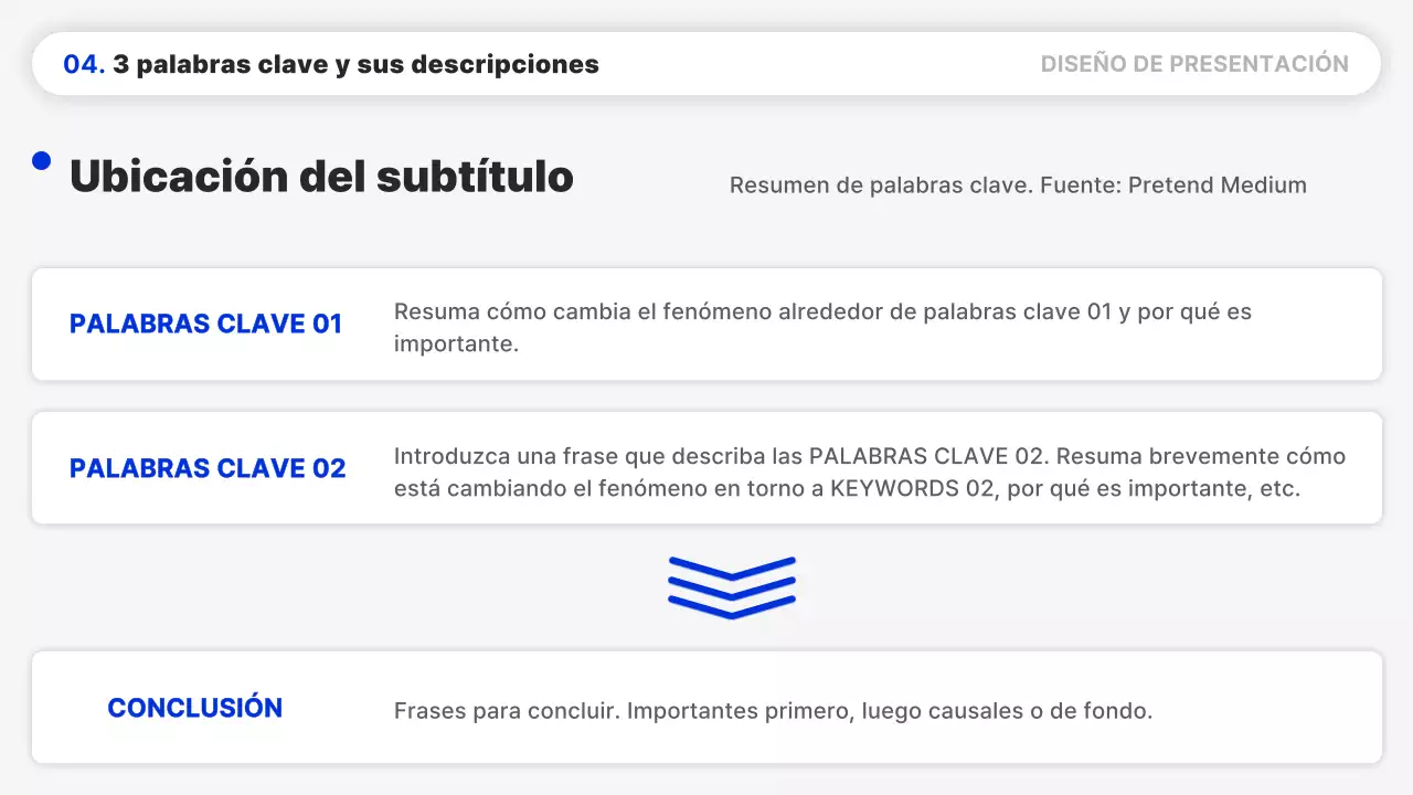 Un sencillo informe en azul y negro