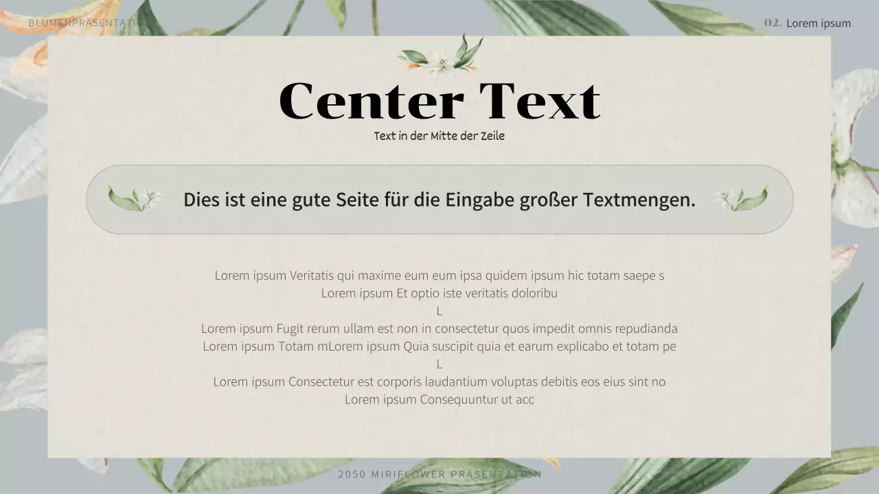 Vintage Winterblume Vorschlag in hellblau