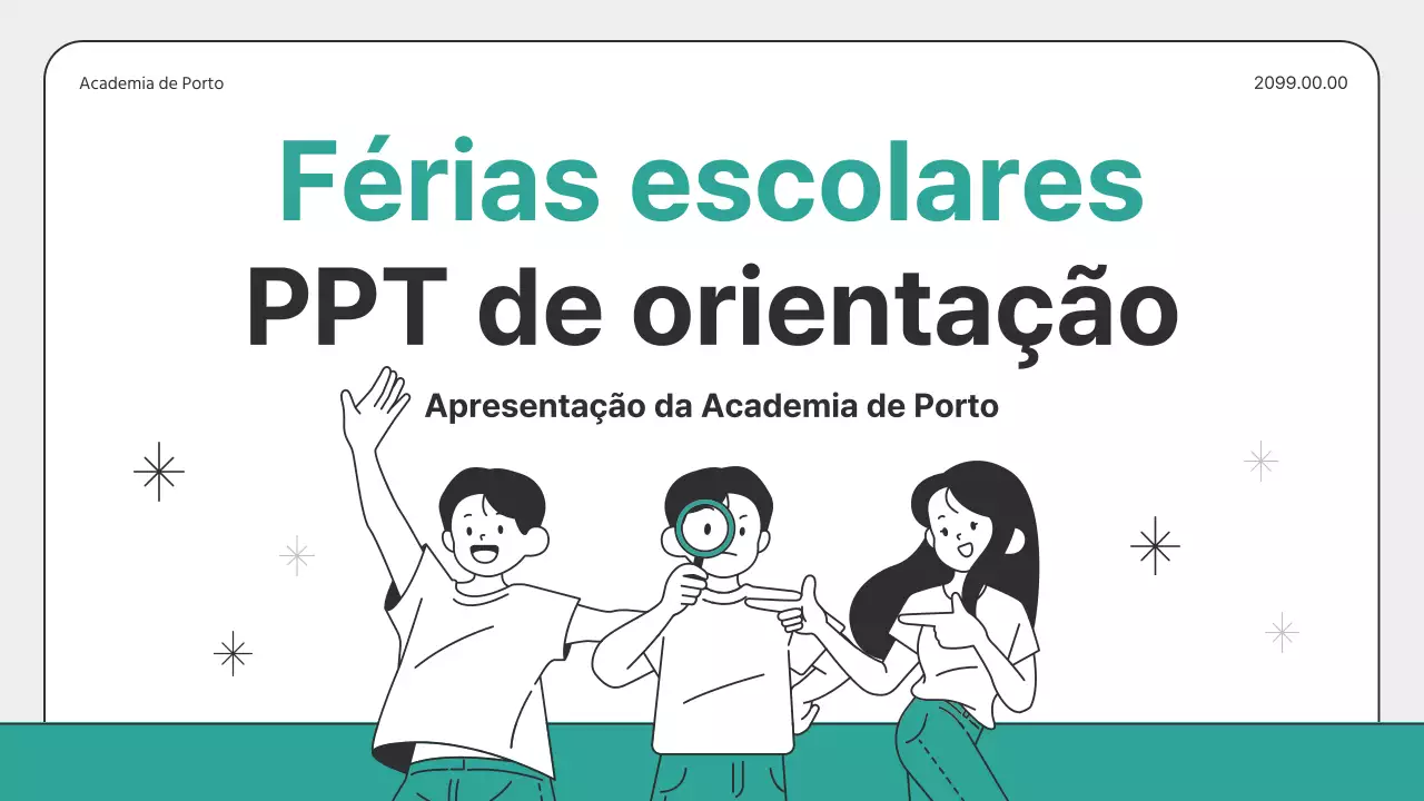Um guia para o curso intensivo de férias escolares em tons de menta e cinzento