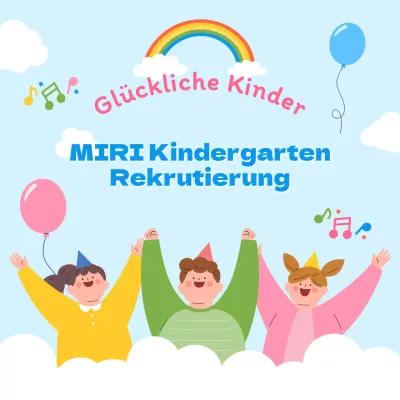 Werben Sie für Ihre hellblaue Vorschuleinrichtung