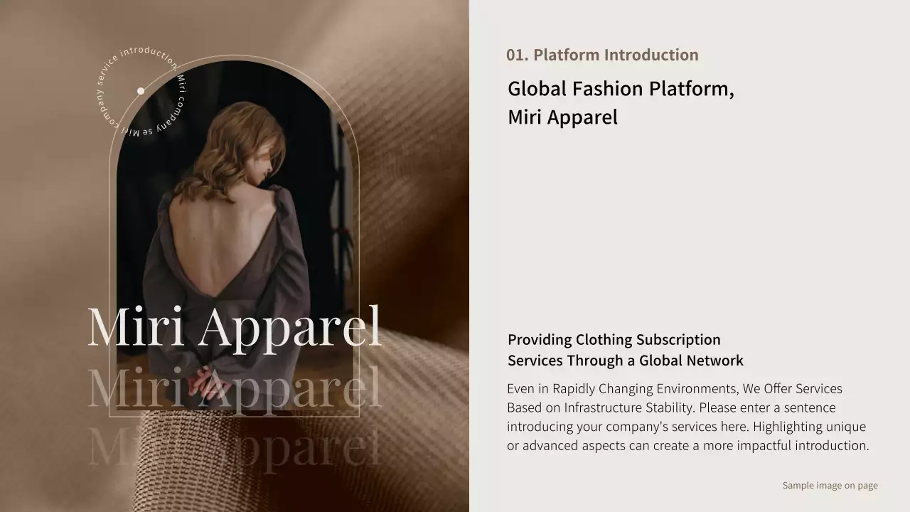 Beige Modern Fashion Proposal Presentation