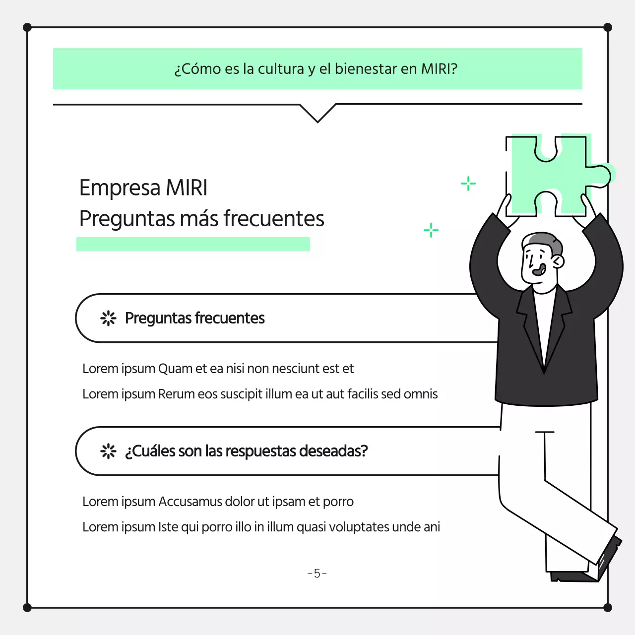 Membrete promocional minimalista de empresa en chartreuse y negro
