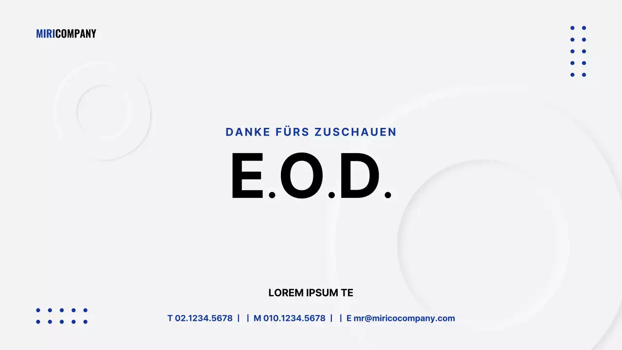 Eine graue, einfache Geschäftspräsentation