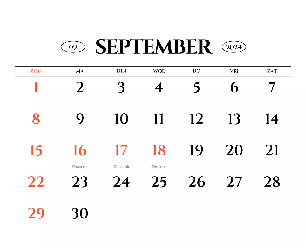 Eenvoudige stijl muurkalender met zwart-wit emotionele reisfotografie concept