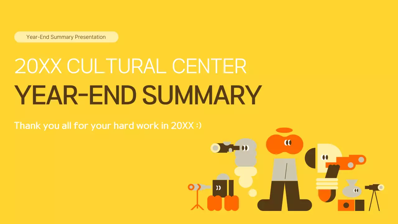 Yellow Modern Cultural Presentation