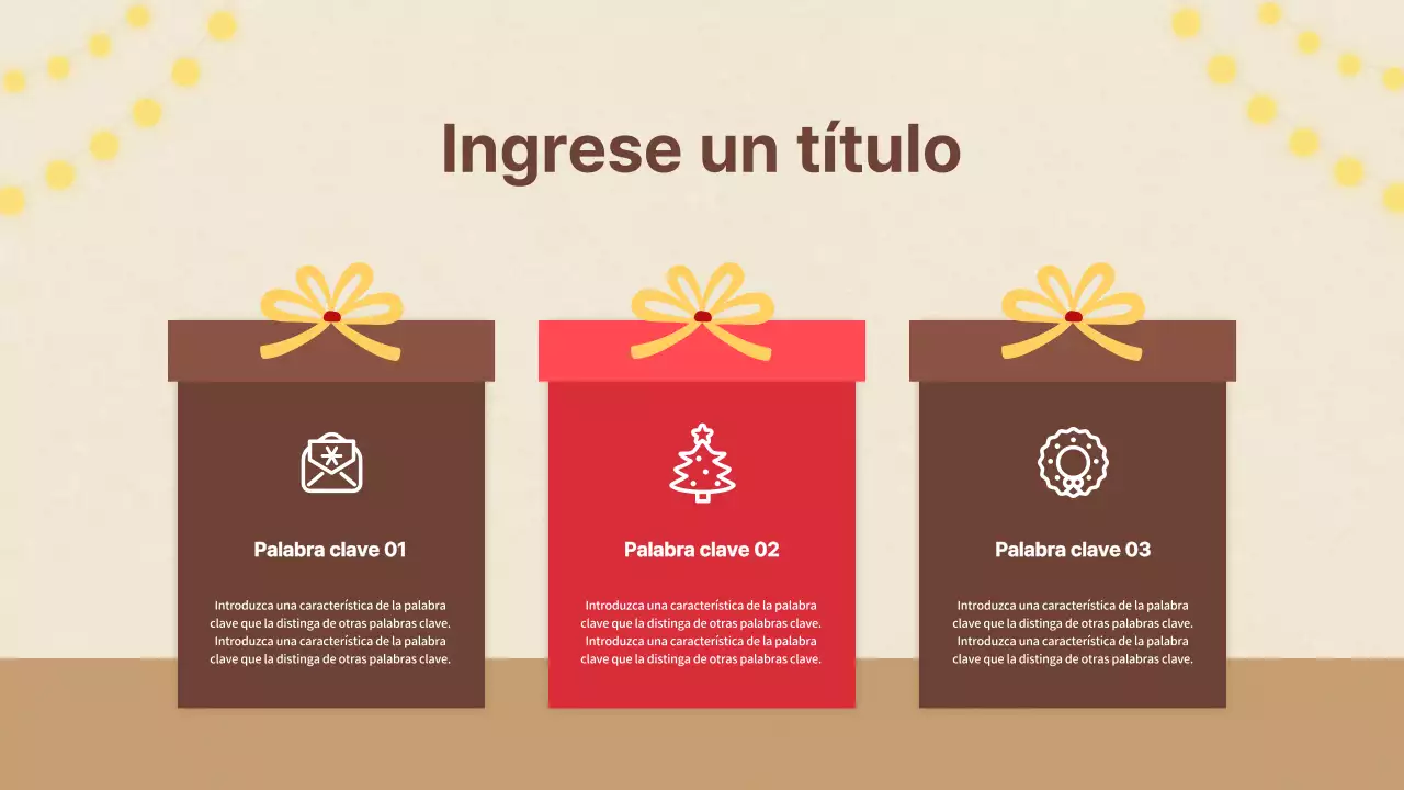 Postal festiva vintage con fondo rojo y verde