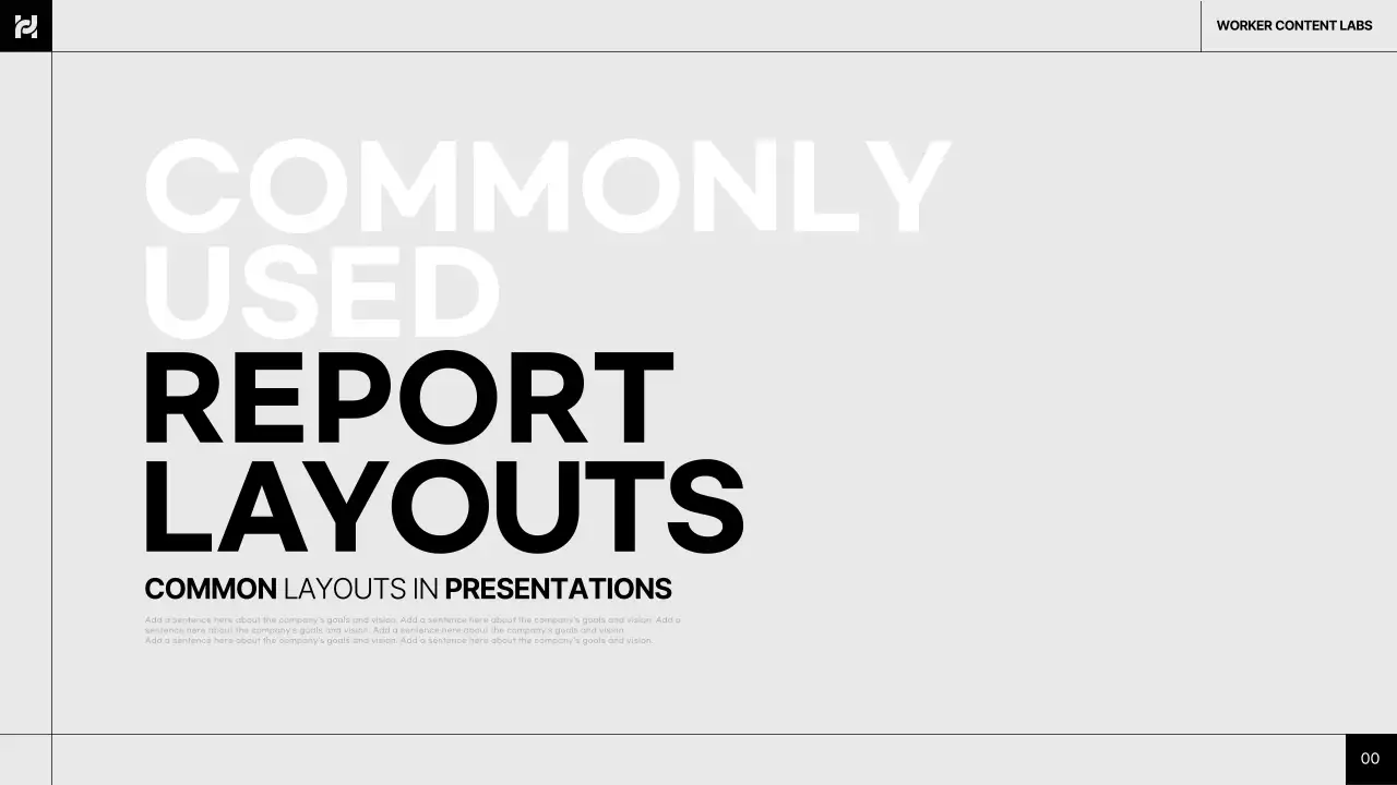 Grey Modern Report Guide Presentation