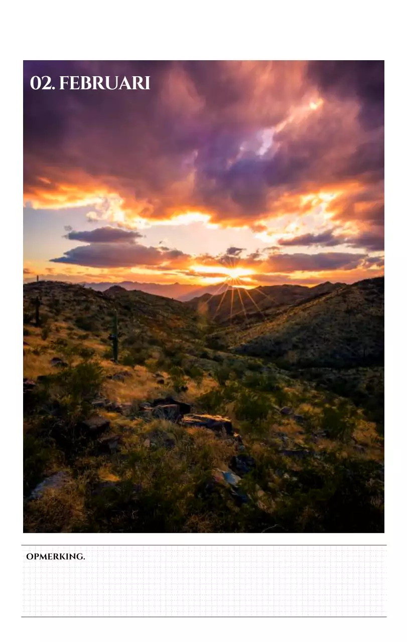 Eenvoudige stijl muurkalender met zwart-wit emotionele reisfotografie concept