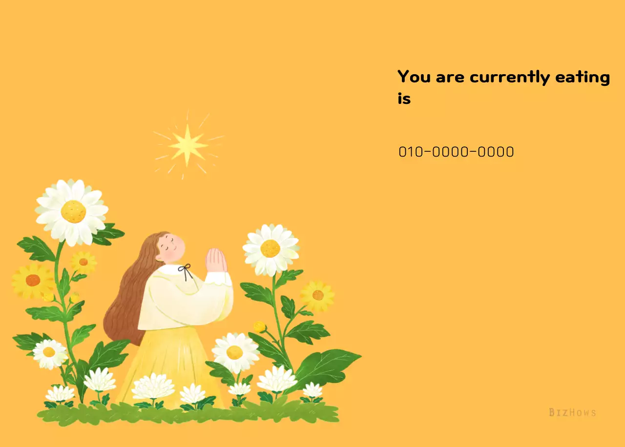 New Year's calendar with a warm, illustrated feel