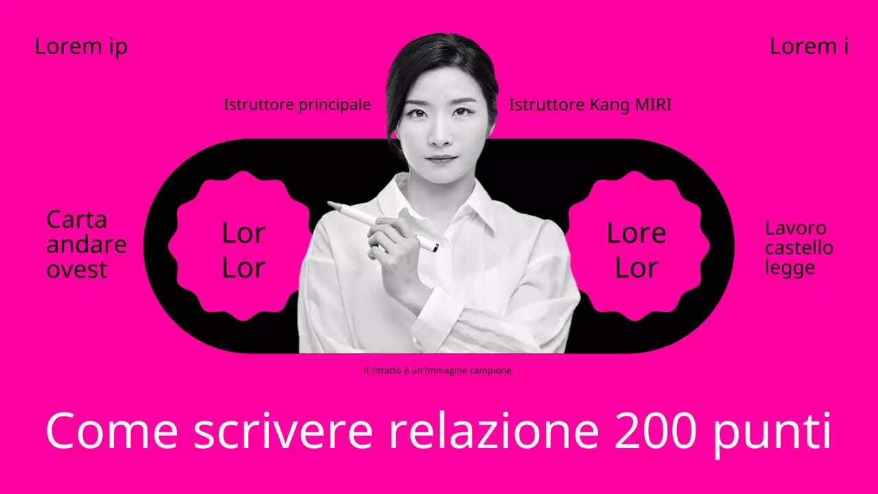 Come creare un semplice rapporto in rosa e nero Tutorial pubblicitari