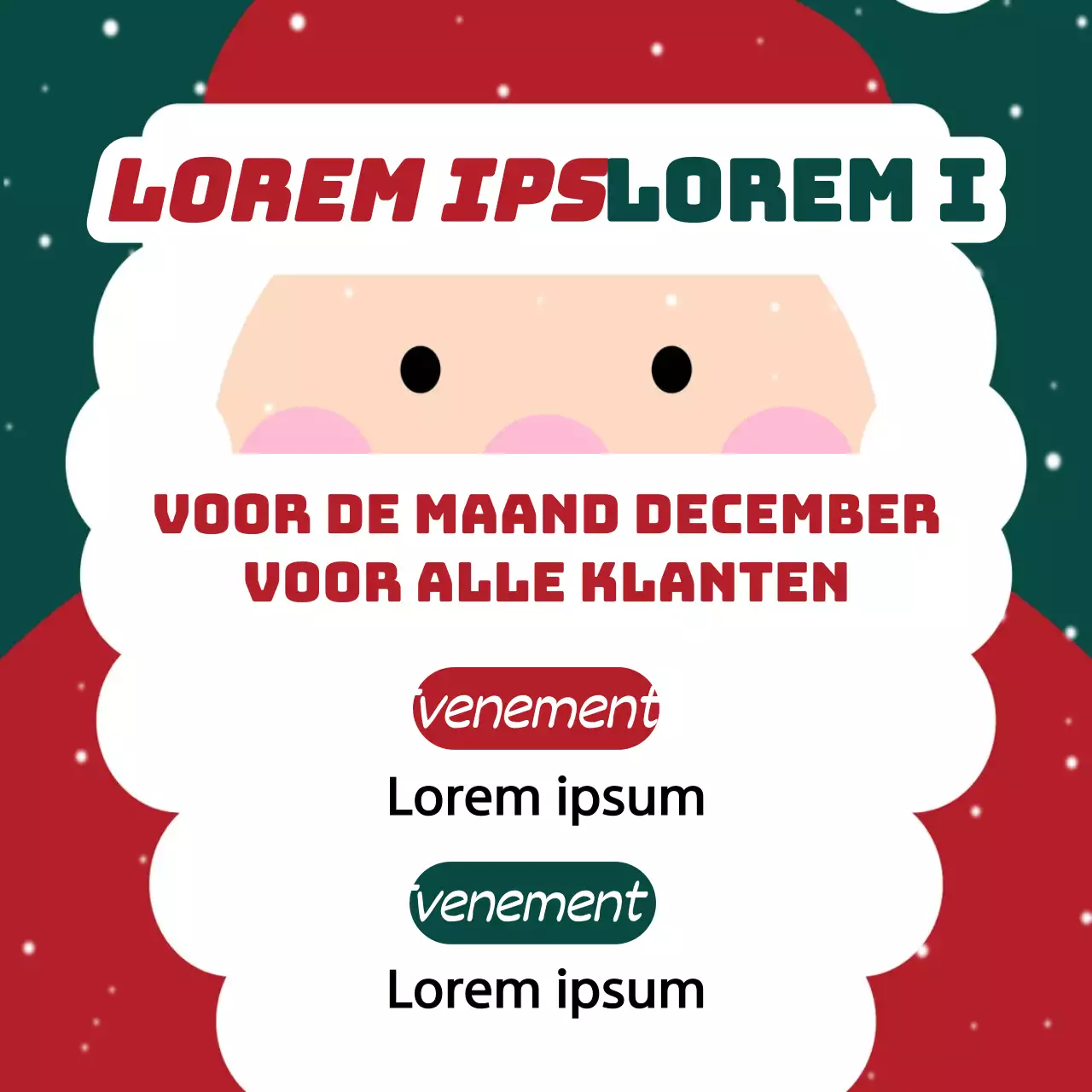 Promoot in groen en rood