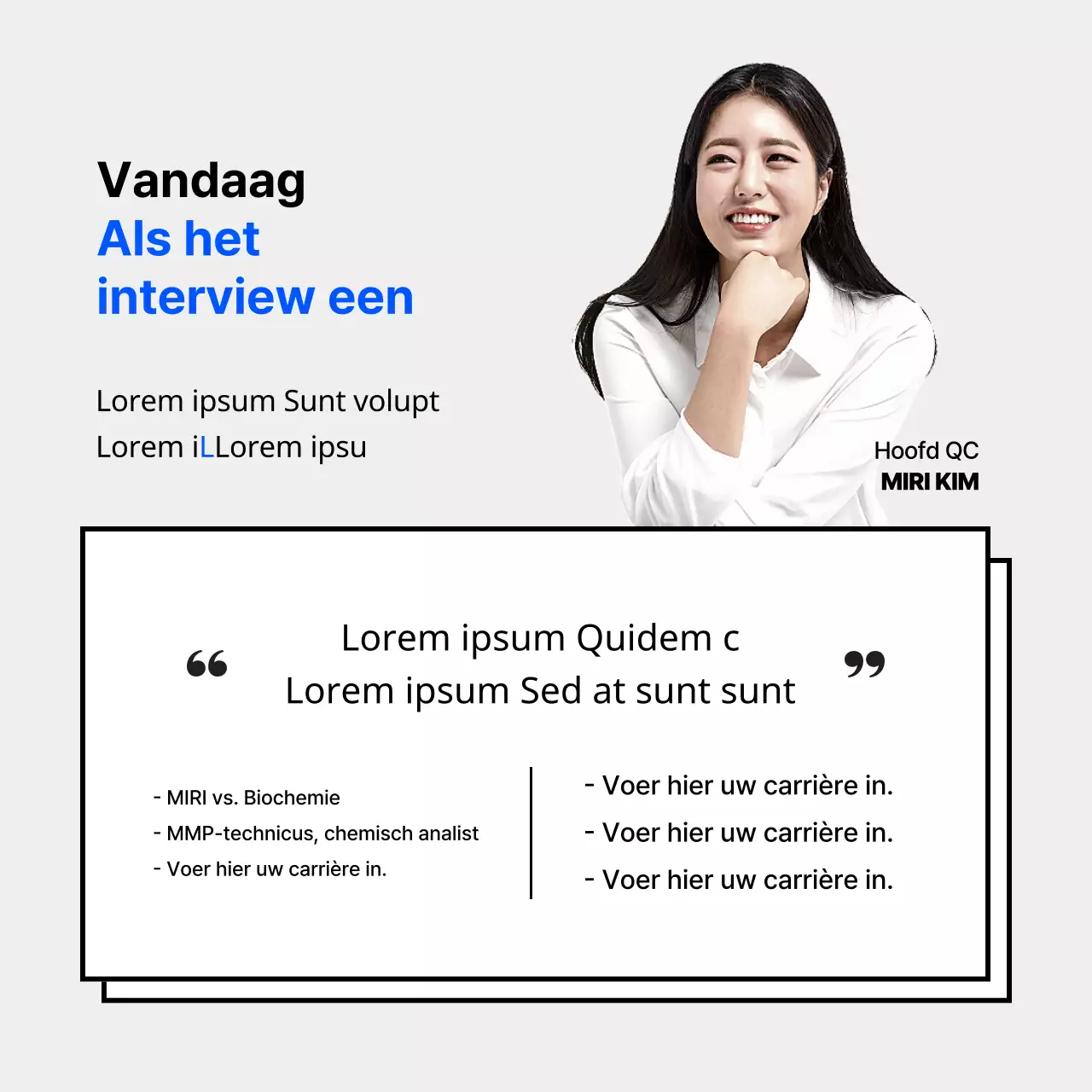 Eenvoudige sollicitatietips van Blue voor zittende sollicitanten