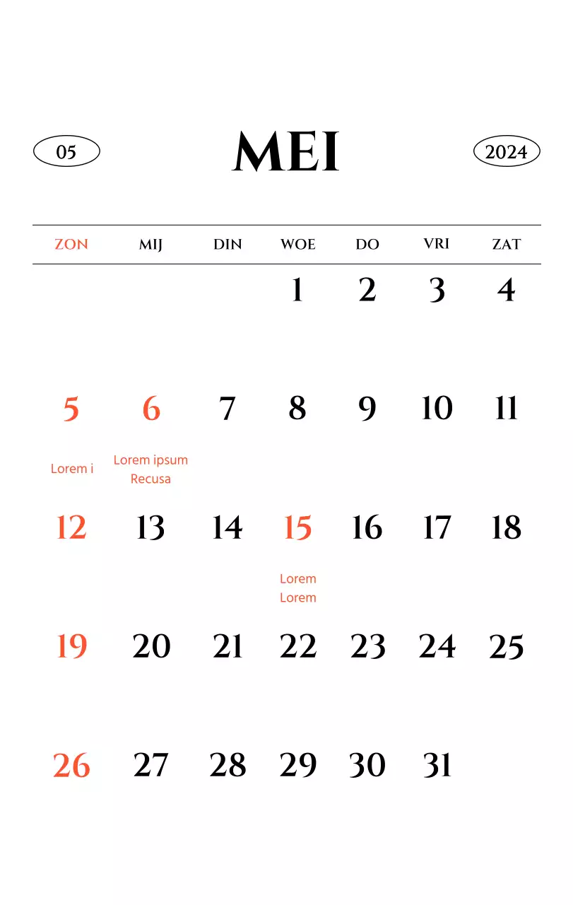 Eenvoudige stijl muurkalender met zwart-wit emotionele reisfotografie concept